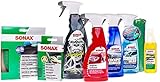 SONAX Premium Reinigungs-Set 7-teilig | Das Starterpaket für eine Komplettreinigung für innen und außen. | Zum Vorteilspreis! | Felgenreiniger, Insektenentferner, Cokpitreiniger, Scheibenreiniger